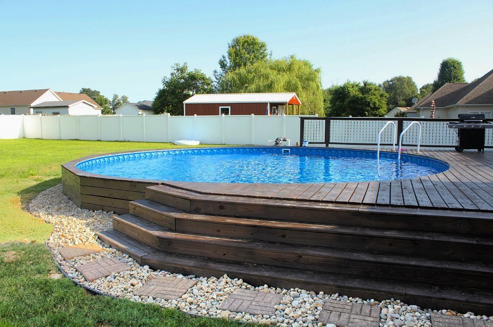 The Best Semi Inground Pool Nashville, Semi Inground Pool With Deck Images
