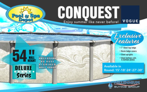 CONQUEST-HEADER54 Vogue Conquest 54" Above Ground Pool Nashville