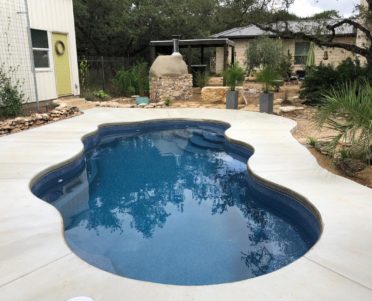 Bermuda-freeform-fiberglass-pool Leapers Fork, TN Fiberglass Pools