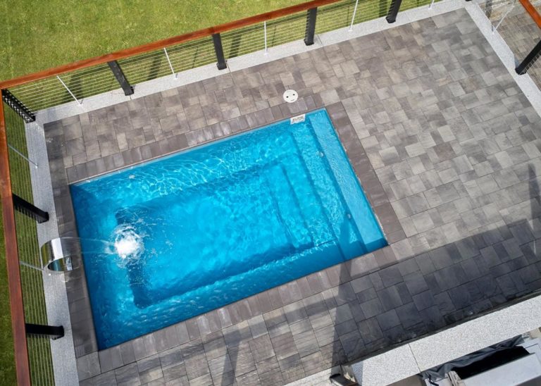 Milan Rectangle Fiberglass Pool