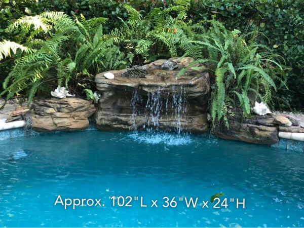 custom water feature rock boulder falls SriLanka