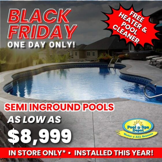 Semi Inground Pool Black Friday Sale
