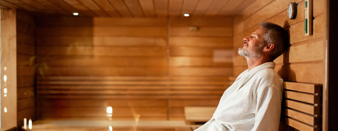 What is the average length of a sauna session?