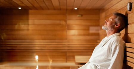 What is the average length of a sauna session?