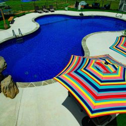 Nashville concrete wall pool