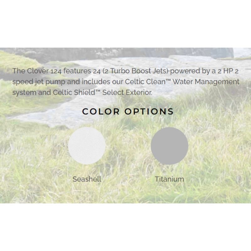 Celtic Clover 124 Hot Tub Plug-in-Play - Image 4