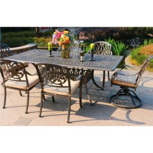 Geneva 7pc Rectangle Dining Set