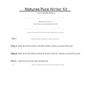 Natures Pure 24K Winter Pool Closing Kit - Image 2