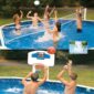 30' Pool Jam Combo Basketball and Volleyball Swimming Pool Game