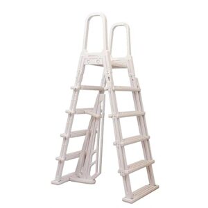 Flip Up A-Frame Ladder with Barrier